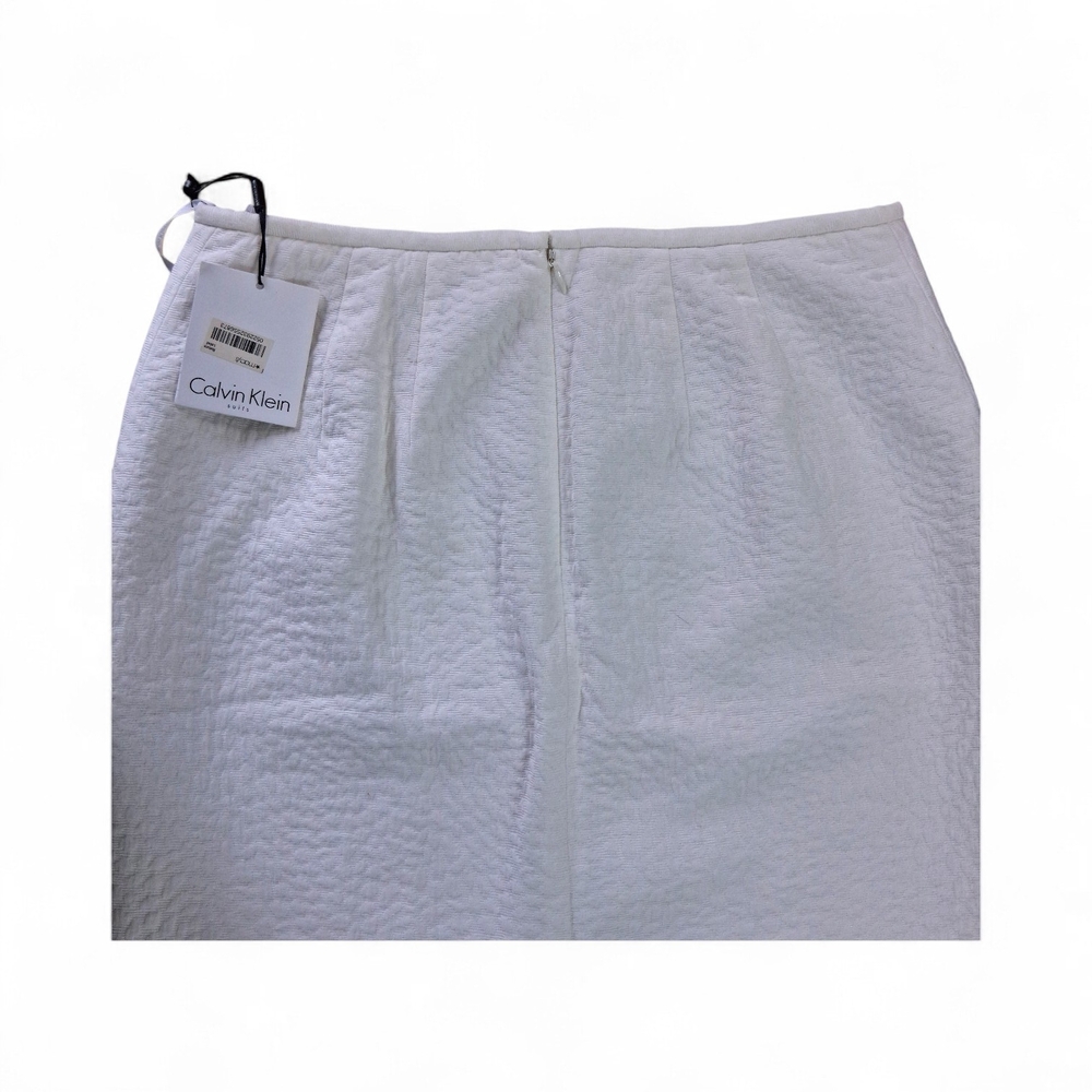 🆕️ Calvin Klein Suits Cream Pencil Skirt Womens Size 8 - Picture 4 of 11